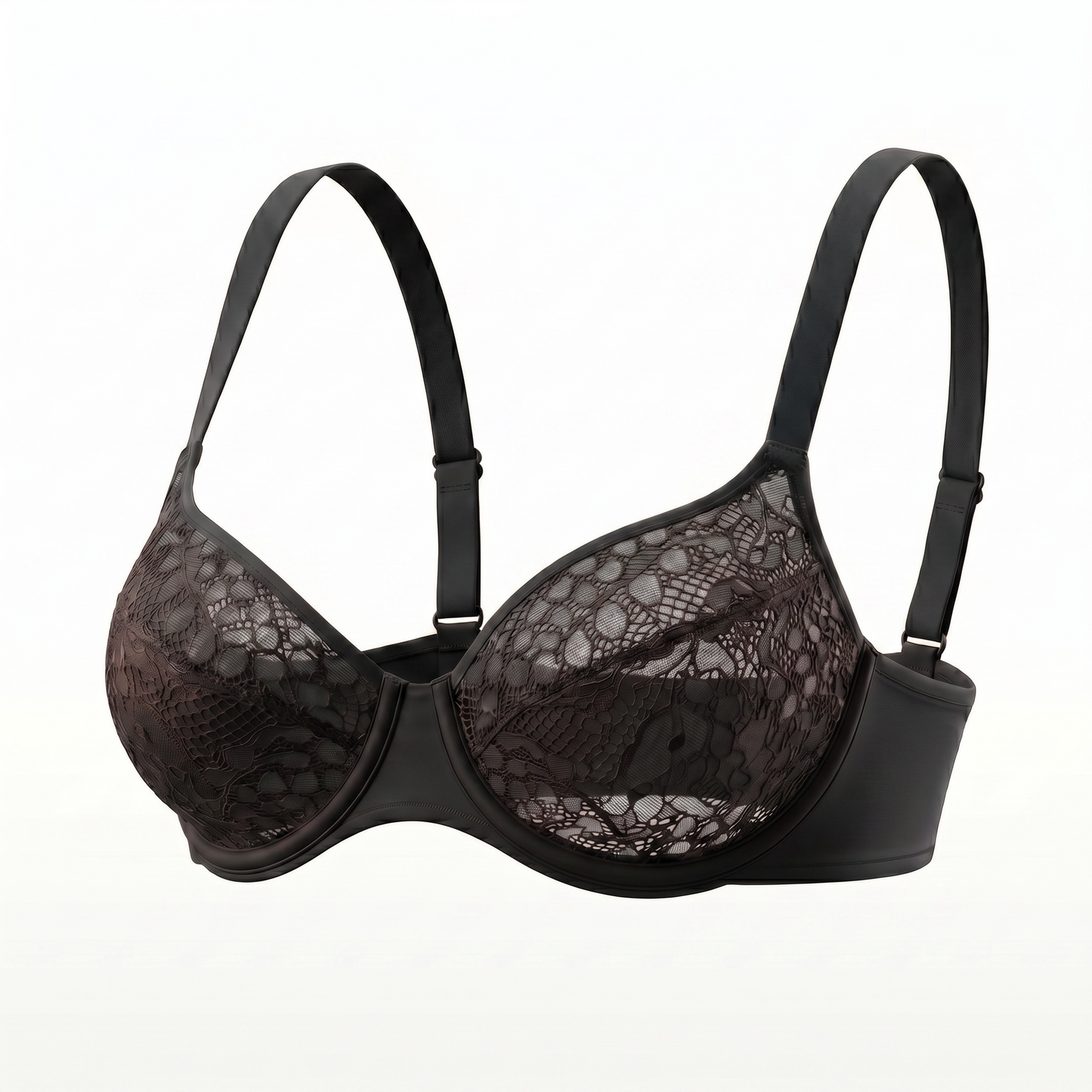 Simone Pérèle Implicite Lace Non-Padded Underwired Sheer Bra - 20H319