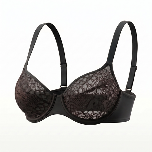 Load image 1 in gallery view. Simone Pérèle Implicite Lace Non-Padded Underwired Sheer Bra - 20H319
