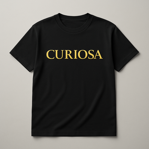 Load image 1 in gallery view. curiosa black T shirt